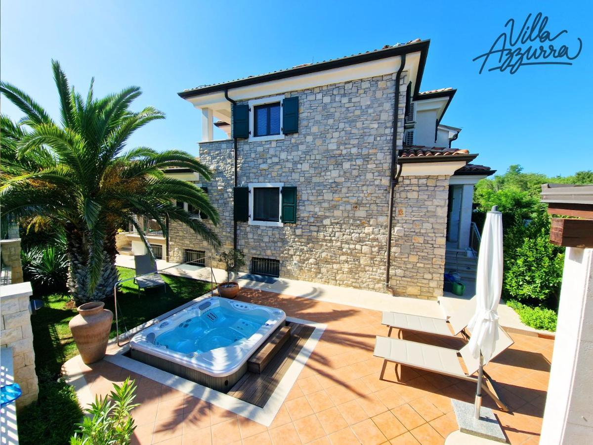 Villa Azzurra Basanija Bagian luar foto