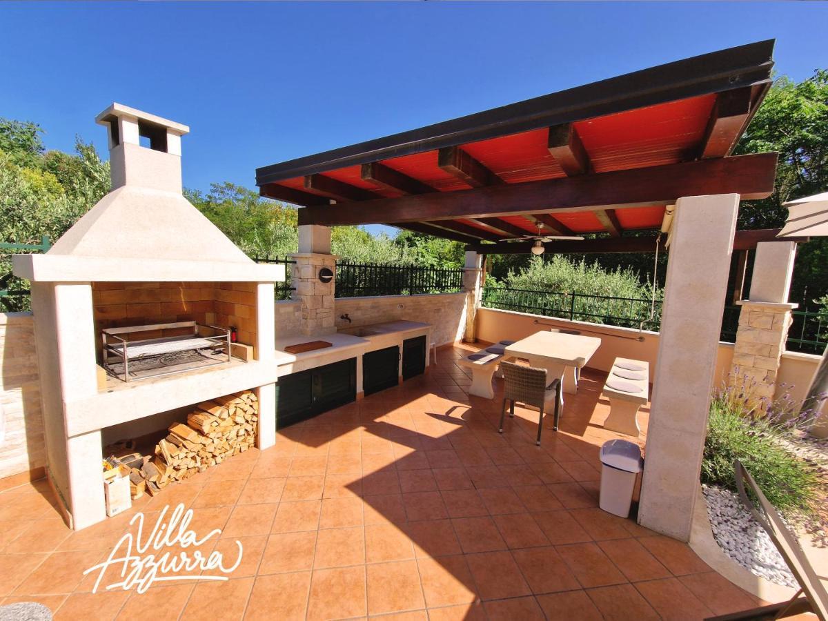 Villa Azzurra Basanija Bagian luar foto